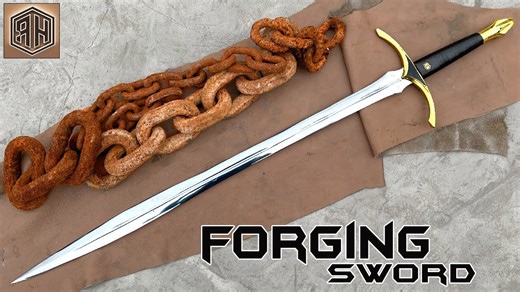 Forging a Sword out of Rusted Iron Chain