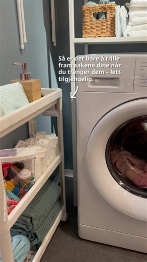 4.3K views · 37 reactions | Gi tomrommet en hjelpende … hylle på hjul!  #ikeanorge #smartetips | IKEA | Facebook