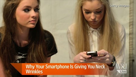 Why Your Smartphone Is Giving You Neck Wrinkles