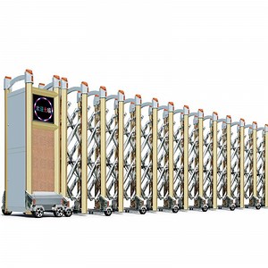 [Hot Item] Electric Automatic Stainless Steel Security Office Building School Retractable Telescopic Sliding Gate