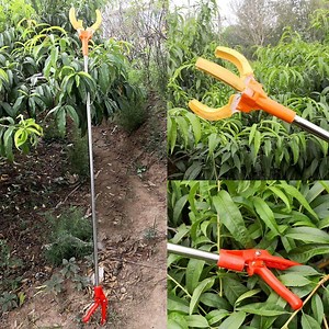 [Hot Item] Fruit Picker with Rubber Paw Catcher Apple Peach Picking Farm Garden Picking Device