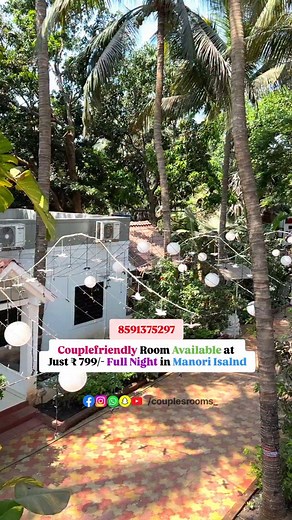 ₹ 799/- Full Night 💫 ✅️Both Married/Unmarried Couples 👩‍❤️‍💋‍👨 ✅️Age 18 Adhar Card Compulsory 🪪 Booking: DM/📞8591375297/☎️9004209410 🛟Location: Manori island, Manori-Gorai Road, Malad West, Mumbai-400095. 🏨 Facilities 🏨 ✔️Wifi Free🛜 ✔️Garden🏡 ✔️Dining Table 🍽 ✔️Free Parking 🅿️ ✔️Cable TV📺 ✔️Private Bathroom ✔️AC Rooms 💝" Turn your travel dreams into plans- BOOK YOUR STAY TODAY!"✅️ #trending #trendingreels #viralreels #viral #couples #couplesgoals #explore #explorepage #exploremore