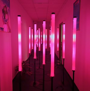 [Hot Item] 0.5m/1m/1.5m 3D Stand Light DMX RGB Tube Stage Lighting Effect Club Light Stage Light RGB LED Tube DMX for Home Disco Light