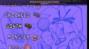 FNF Remastered icons in Paint Mod for Friday Night Funkin' | FNF Mods