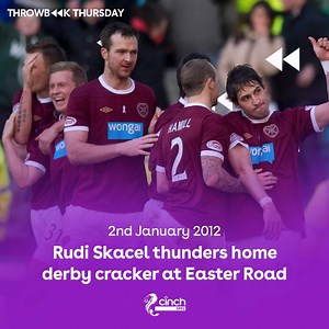 Rudi Skacel putting the 🍒 on the cake #TBT | HeartofMidlothianFC | SPFL