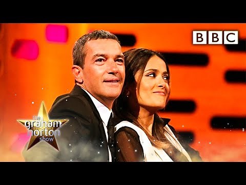 Salma Hayek's Breasts ‪@OfficialGrahamNorton‬ ⭐️ BBC