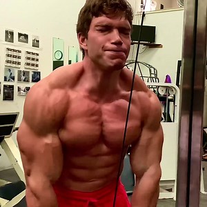 Tricep Workout Straight Bar Pushdowns • attach a straight bar to the cable station & set it to a high position. Hold the bar on its edges, push your elbows slightly forward & press downward until your arms are fully extended. Hold once your triceps are fully flexed for a second before returning to the starting position. #fitness #workout #motivation #model #fashion #lifestyle #training #muscle #weightloss #personaltrainer #coach #followme #gains #goals #passion | Joshua Taubes