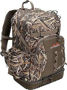 ALPS OutdoorZ Backpack Blind Bag, Mossy Oak Blades, Adult