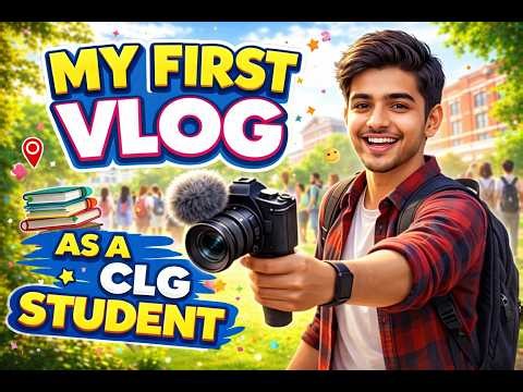 MY FISRT VLOG AS A CLG STUDENT