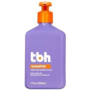TBH Teen & Kids Shampoo - Lightweight and Detangling Hydrating Hair Shampoo for Dry, Oily, Fine, Curly, and All Hair Types - Tween and Kids Shampoo - Sulfate, Paraben Free - 12 oz