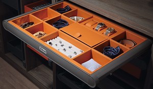 [Hot Item] Pull-out Jewelry Display Case - Integrated Wardrobe Storage Module