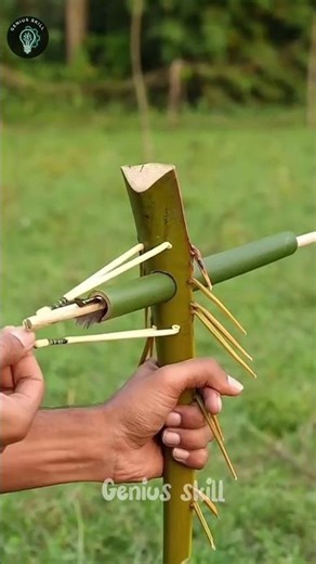 “Bamboo Crossbow vs Balloon 🎯💥 | Insane Accuracy!”