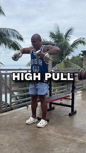 The high pull primarily targets the trapezius, deltoids, and upper back muscles, while also engaging the biceps and core for stability. #UprightRow #ViralReels #FitnessMotivation #WorkoutTips #StrengthTraining #ShoulderWorkout #GymLife #FitnessGoals #ReelsTrending #BroadShoulders #HealthAndWellness #Traps | Rye Fitness