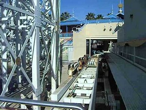 HD California Screaming POV Getting Stuck on a Roller Coaster!