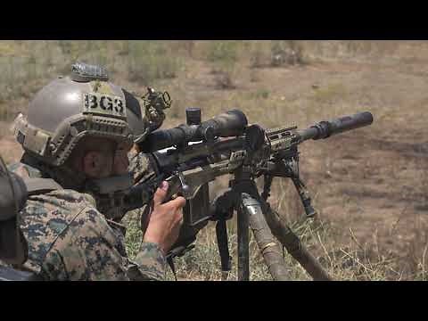 Watch the U.S. Marine Corps' M40A6 sniper rifle in action