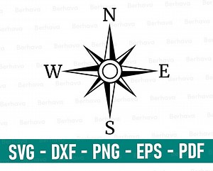 Compass Svg, Compass Cricut,compass Png, Compass Vector Clipart, Compass Silhouette,compass Cut, Compass Print, Compass Dxf, Compass Pdf - Etsy UK