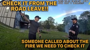 Cops Harass Man For Having A Fire Pit In His Back Yard#PoliceBodyCam #JusticeInAction #CaughtOnCamera | Blue Light