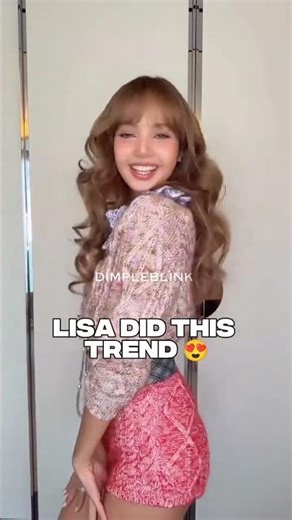 Finally lisa did this trend 📈