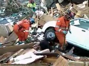 2.2K views · 44 reactions | Watch late hero dog Byron and Hampshire Fire and Rescue Service firefighter Robin Furniss search for survivors in Japan after the devastating earthquake and tsunami in 2011. He was one of the most highly training canines in the world and tributes flooded in for the 11 year old after he died of injuries last month that he obtained as a puppy. This footage shows him working with crews as they searched the disaster site for survivors. | BBC Dorset | Facebook