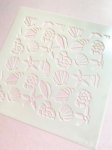 Premium Stencil/reusable Texture Sheet for Polymer Clay- Seashell Pattern - Etsy