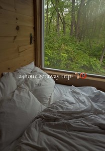 24 hour cabin getaway 🪵📵@jowell seymour #cabingetaway #postcardcabins