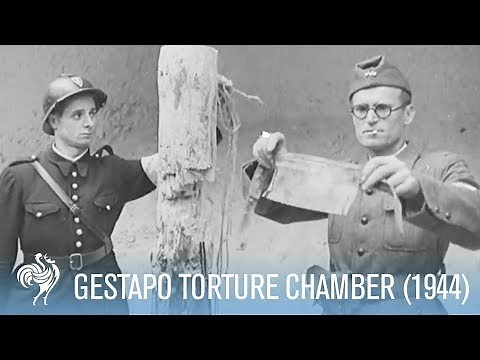 Gestapo Torture Chamber Found Under Eiffel Tower (1944) | War Archives