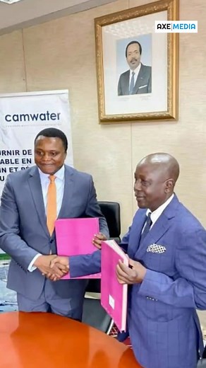 💧 Payer ses factures d’eau sera plus simple. Camwater s’associe à Campost Money pour permettre un paiement 100 % digital, accessible partout, sans déplacement. Plus rapide, plus sécurisé, plus pratique. Et toi, tu vas payer comment désormais ? 👀 #AxeMedia #Camwater #CampostMoney #Digitalisation #Cameroun #Innovation | Axe Media Cmr