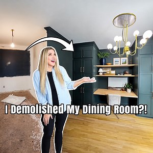 17K views · 272 reactions | Amazing Transformation: Turning A Dining Room Into A Home Office! ✨ | Liz Fenwick DIY | Facebook