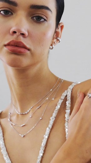 ANIA HAIE on Instagram: "Stack, layer, shine.  Miss Dainty's versatile designs are made to mix and match, turning every look into a masterpiece. Perfect for those moments when you need to dazzle. #AniaHaie #Jewellery #jewelry #NewIn #MissDainty #newarrival #justdropped #jewelrystack"