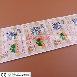 [Hot Item] Customized Cheap Label Printing Sticker Adhesive Decal Printing