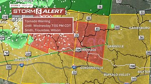#TORNADO WARNING: Smith, Trousdale, Wilson Click for radar: https://bit.ly/3xgyrGk Stay with @NC5 for more. #Storm5Alert | Heather Mathis NC5