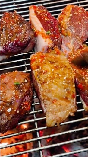 Street food | Beef BBQ with Special Sauce – Juicy, Smoky & Flavor-Packed Recipe #food