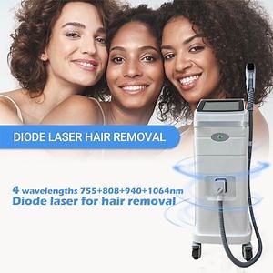 [Hot Item] Vertical Ice Cooling Hair Removal Laser Diode Laser Hair Removal 4 Wavelengths 808 Hair Cutting Machine