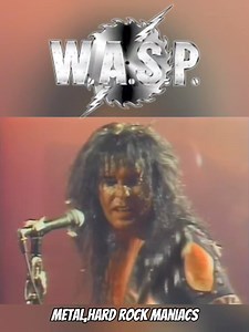 W.A.S.P. - "I Wanna Be Somebody"...💯🤘 #wasp #rock #rocker #hardrock #glamrock #rockmusic #iwannabesomebody #metalmaniacs #headbanger | Metal,Hard Rock Maniacs
