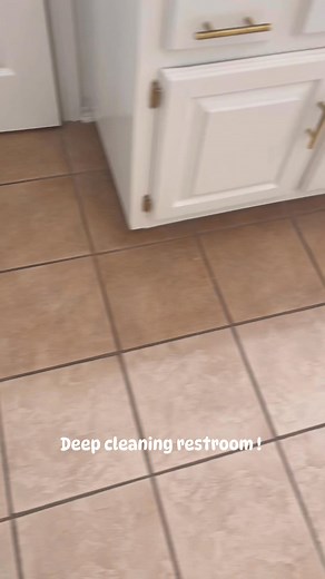 Before and after video of the restroom, deep cleaning, the results were absolutely amazing! | Tanya Todd Perales