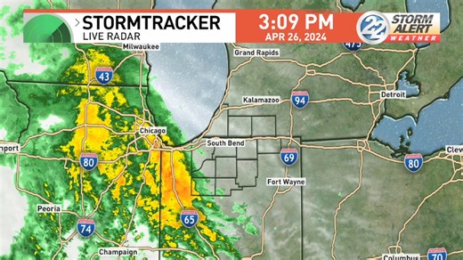 Our Stormtracker Radar is showing rain showers moving into our far western communities as we kick off the 3pm hour. Expect widespread rain for your evening commute. wsbt.com/weather | Abby Weppler WSBT