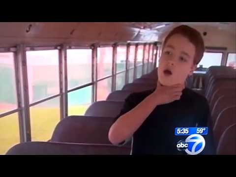 7th Grade Student stops bus as driver has heart attack