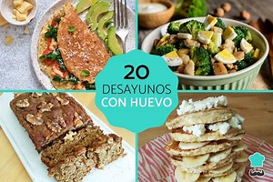20 Desayunos con huevo - Recetas SALUDABLES, FÁCILES y VARIADAS