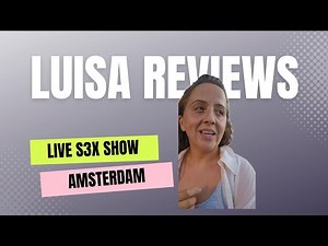 Roadtrip #Amsterdam. Visiting a live s3x show.