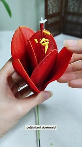 122K views · 600 reactions | Homemade Amaryllis Flower Center Tutorial - Wishing everyone a prosperous and joyful New Year! #hand #HandmadeFlowerMaking #MyHandmadeDailyLife #Amaryllis | Crafty Videos | Facebook