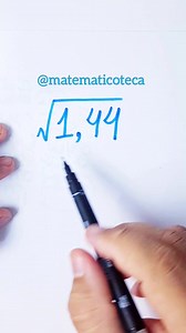 Raiz Quadrada #matemática | Matemático TECA