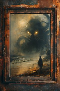 Cthulhu Rising Art Print: Gothic Lovecraf Cosmic Horror - Etsy