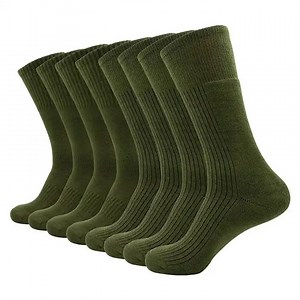 [Hot Item] Wholesale Thick Cushion Combed Cotton Men Sock Green Custom Athletic Socks