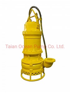 [Hot Item] Resorts Beach Jetty Dam Silica Diamond Sludge Sediment Silt Tailings Mud Submersible Slurry Pumps with Agitator