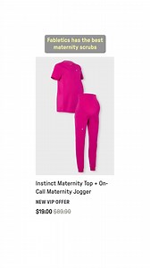 You grow girl! Our iconic, made to move scrubs now come in maternity fits! Click to get your first set for just $19 as a new vip member today. | Fabletics Scrubs | Facebook