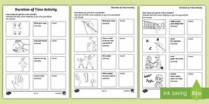 Duration of Time Activity