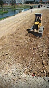 5Ton Truck Pour Soil and Dozer Level Perfectly #Reelsfb #ReelsUsa #DumpTruck #Dozer #Bulldozer #HeavyEquipment | Ideas Hermosa | Facebook