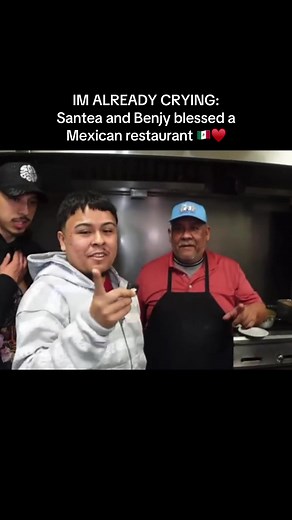 Santea and Benjy Visit a Mexican Restaurant