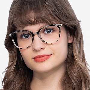 [Hot Item] Manufacturer Acetate Metal Combination Cat Eye Design Spectacles Optical Frame