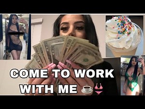 BIKINI BARISTA👙☕️| *money count, come to work with me, day in the life